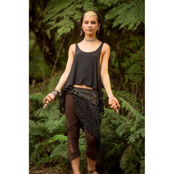 Wild Thing Top Charcoal Festival Clothing Halter - Picture 5 of 5